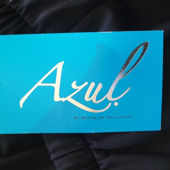 NWT Azul by Maxine of Hollywood Solid Black Swim Short NEW Plus Size 16W - Picture 6 of 14